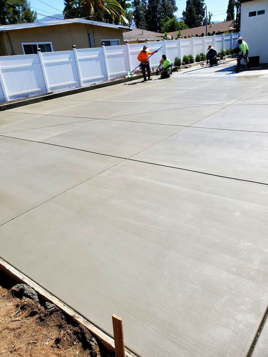 Concrete project by CJ Construction Services